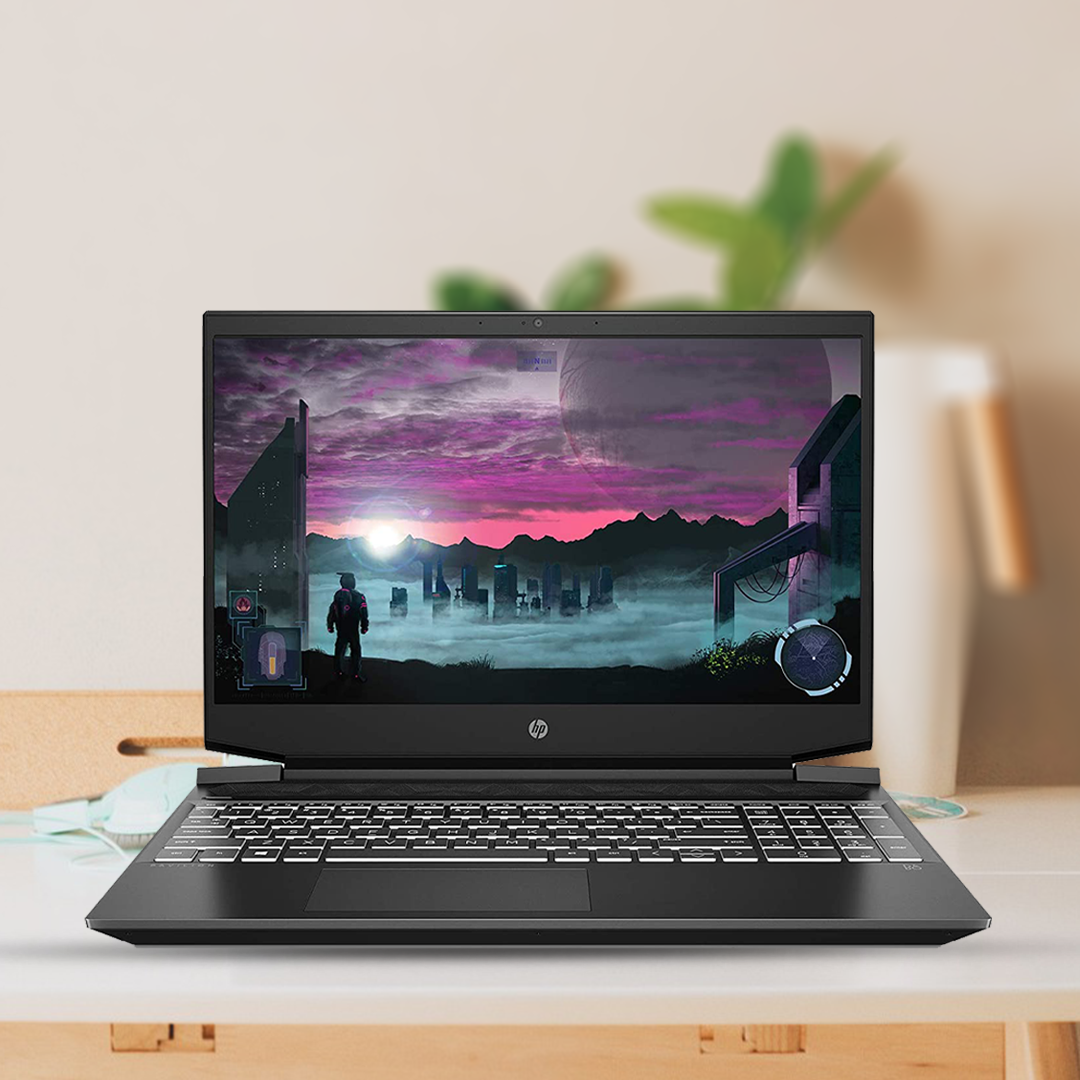 Refurbished HP Pavilion Gaming 3500U Laptop, AMD Ryzen-5, 8Gb