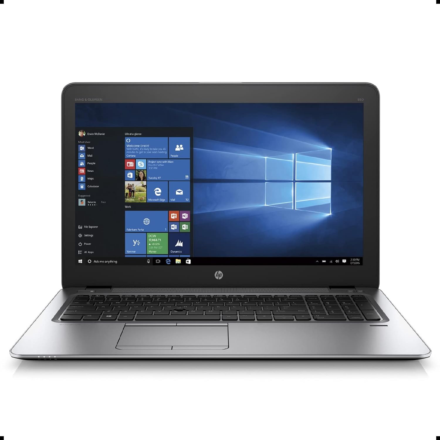 Refurbished HP Probook 850 G3 i7 Laptop 6th Gen, 8GB Ram, 256GB SSD