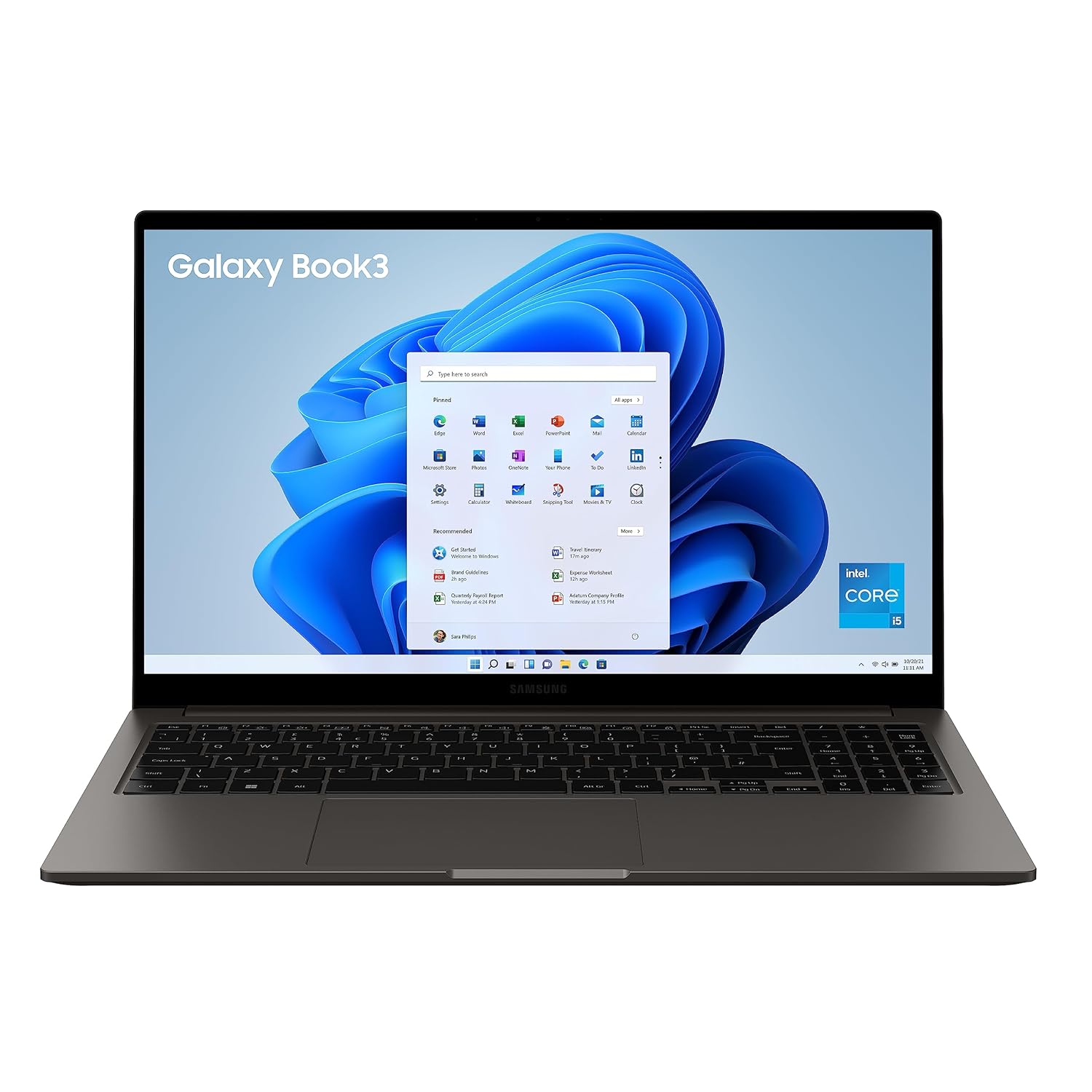 Refurbished Samsung Galaxy Book 3 i5 Laptop, 13th Gen, 16GB, 512GB