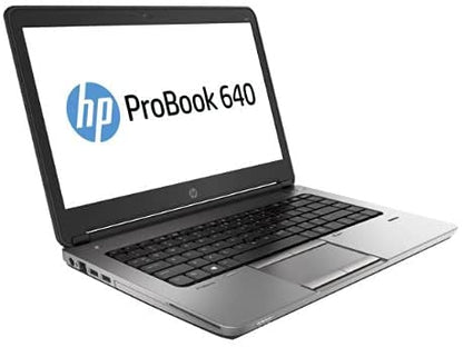 Refurbished HP ProBook 640 G1 i5 Laptop, 4th Gen, 8GB Ram, 256GB SSD