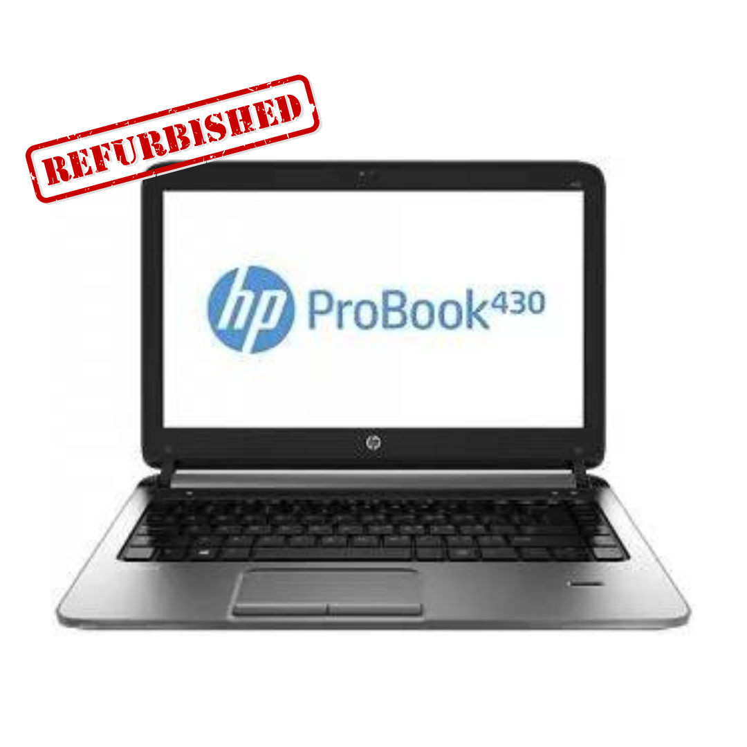 Refurbished HP ProBook 430 G1 i5 Laptop, 4th Gen, 8GB Ram, 256Gb SSD