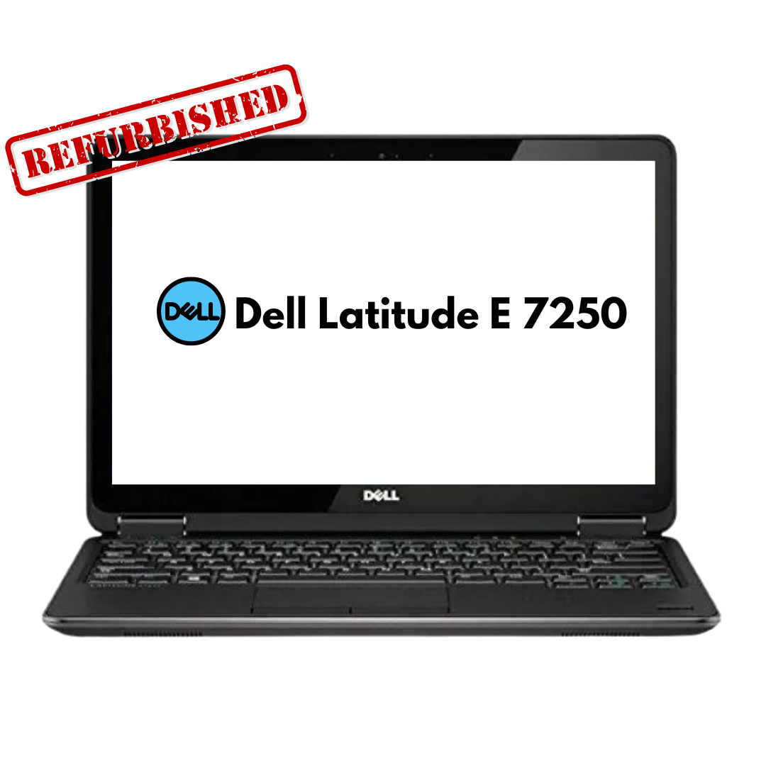 Refurbished Dell Latitude E7250 i5 Laptop, 5th Gen, 8GB Ram, 256Gb SSD