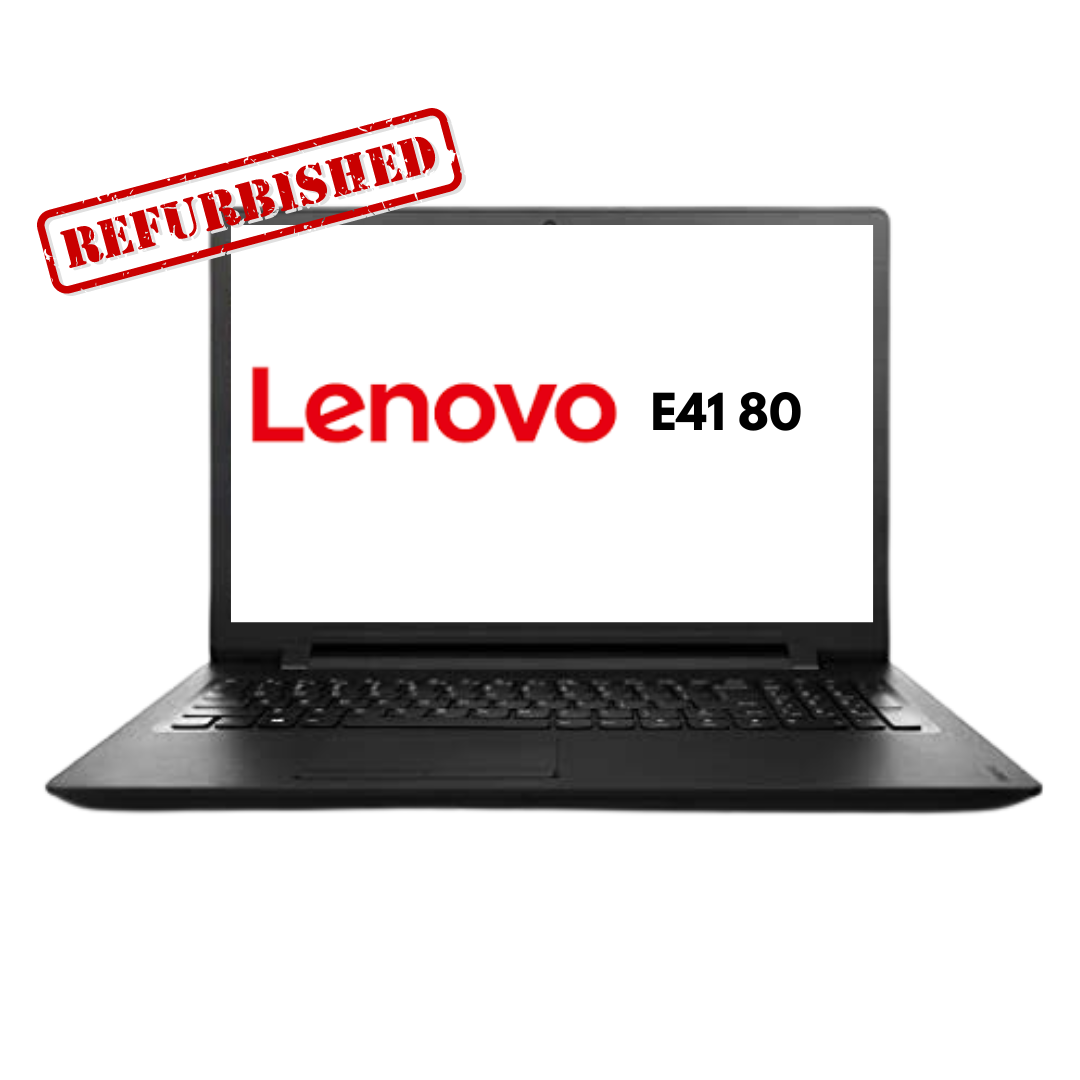 Refurbished Lenovo E41 80 i3 Laptop, 6th Gen, 8Gb Ram, 240Gb SSD